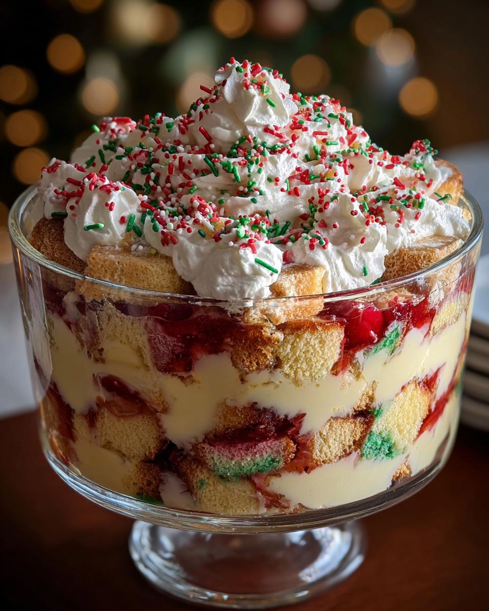 Christmas Tree Cake Trifle - detail 1