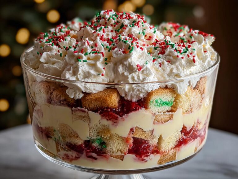 Christmas Tree Cake Trifle