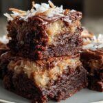 Coconut Fudge Brownies