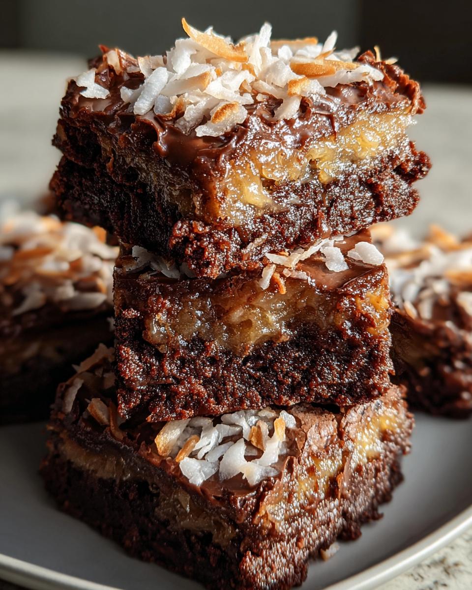 Irresistible Coconut Fudge Brownies with 4 Secret Layers 6 Coconut Fudge Brownies - detail 2