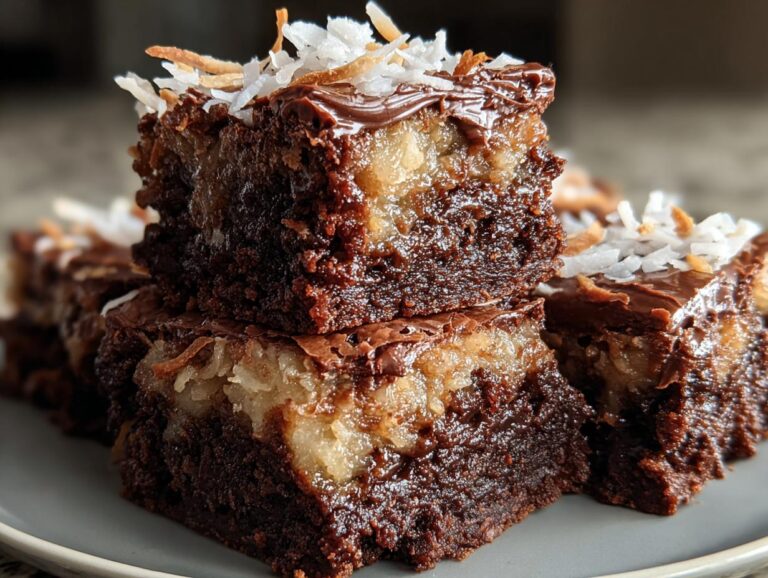 Coconut Fudge Brownies