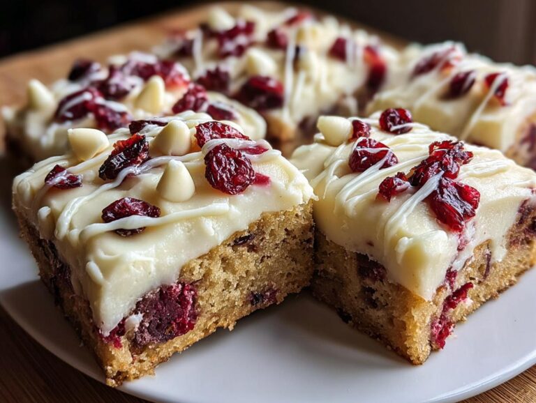 Cranberry Bliss Bars