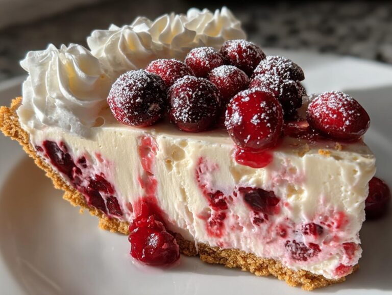 Cranberry Cream Cheese Pie