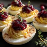 Irresistible Cranberry Deviled Eggs Recipe in Just 25 Minutes 3 Cranberry Deviled Eggs