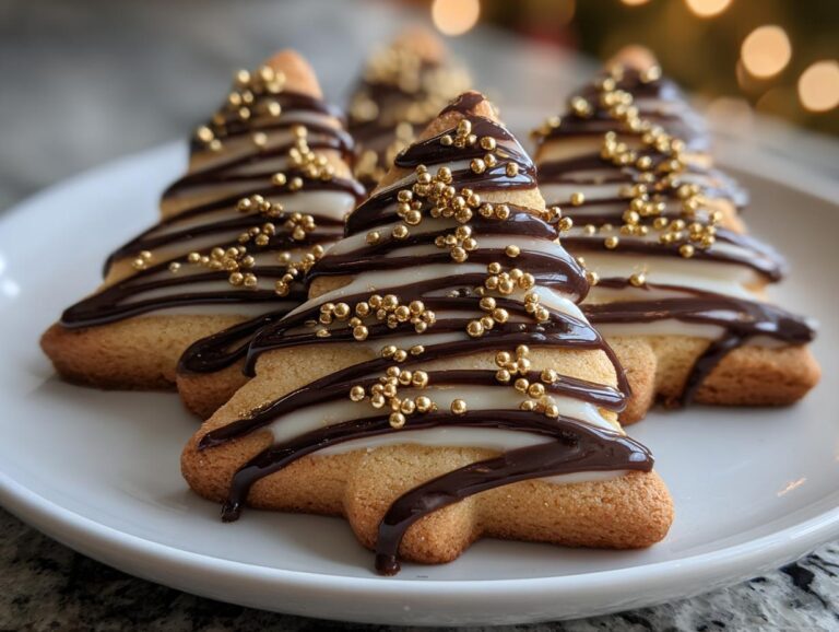 Espresso Glazed Christmas Cookies