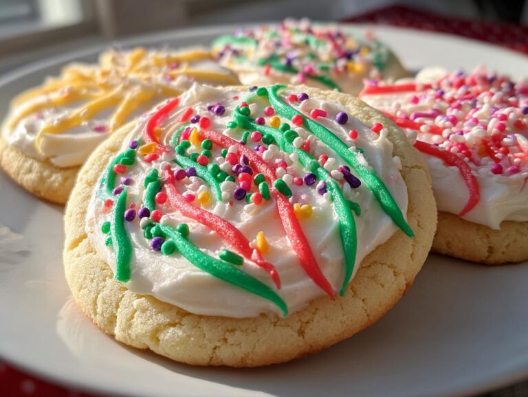 Frosted Christmas Cookies