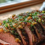 Garlic Herb Crusted Roast Beef