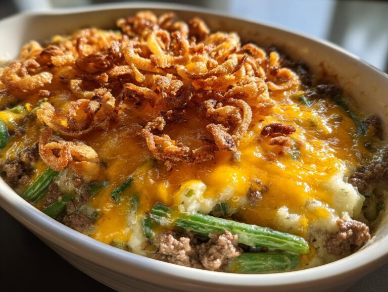 Hamburger Green Bean Casserole