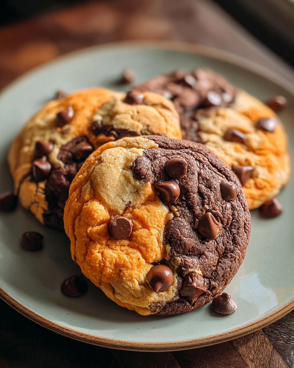 Irresistible 3-Ingredient Harvest Marble Chocolate Chip Cookies 5 Harvest Marble Chocolate Chip Cookies - detail 1
