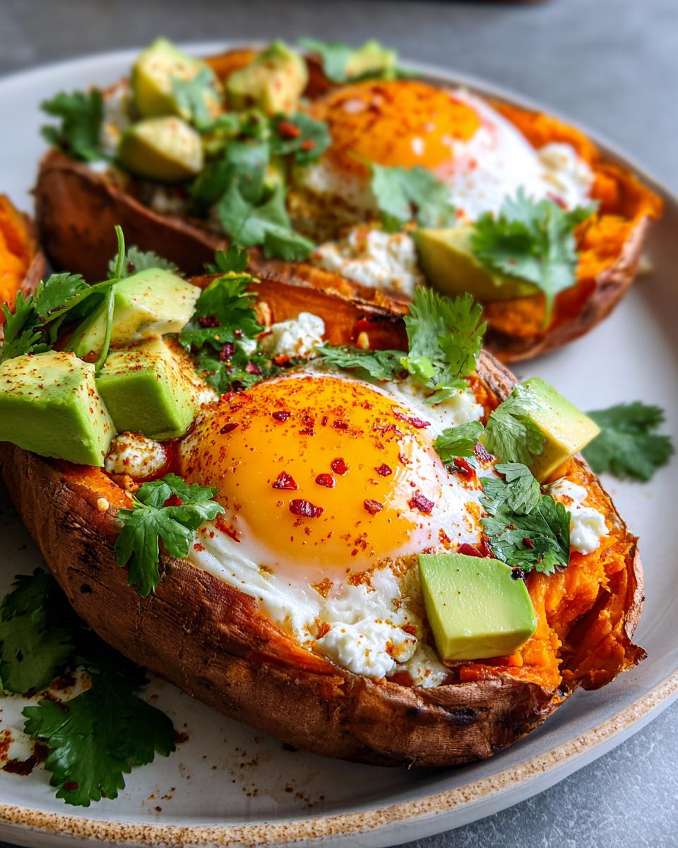 High Protein Breakfast Sweet Potatoes - detail 1