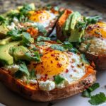 High Protein Breakfast Sweet Potatoes