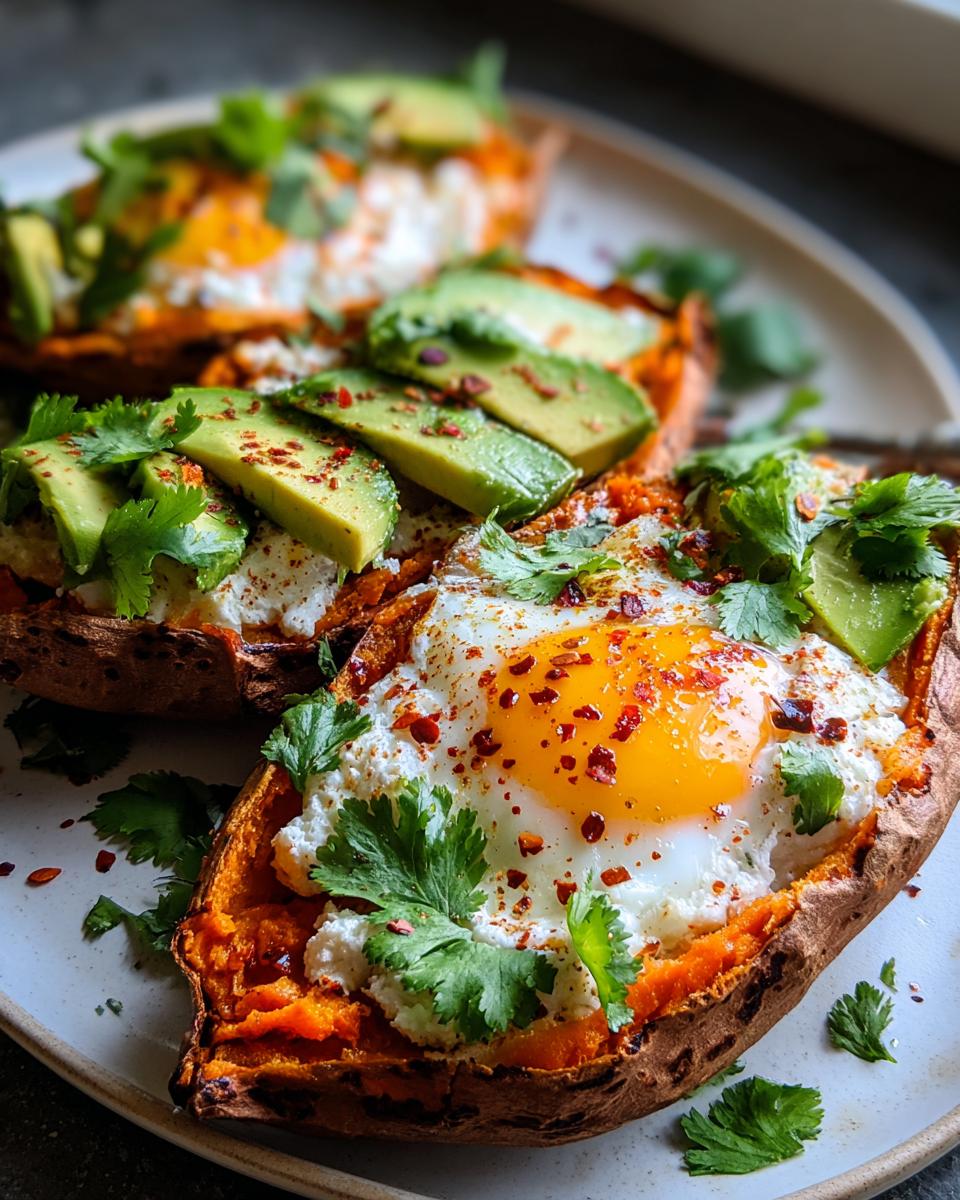 High Protein Breakfast Sweet Potatoes - detail 2