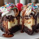 Hot Fudge Sundae Brownies