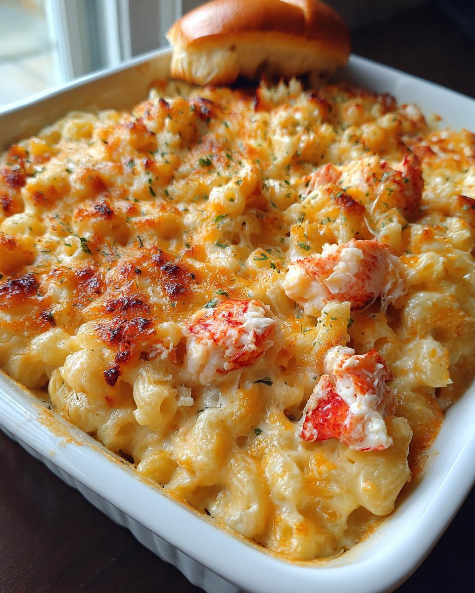 Creamy Lobster Mac and Cheese Recipe with 3 Cheeses 5 Lobster Mac and Cheese - detail 1