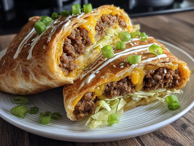 Low Carb Big Mac Wraps