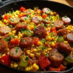 Maque Choux with Sausage