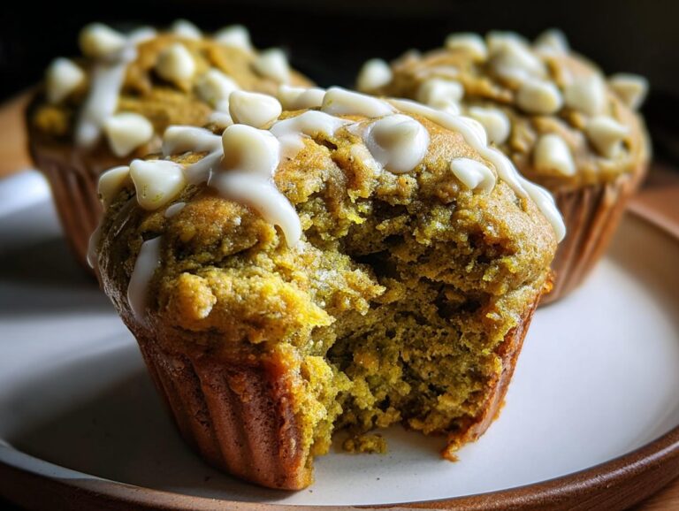 Matcha Pumpkin Muffins