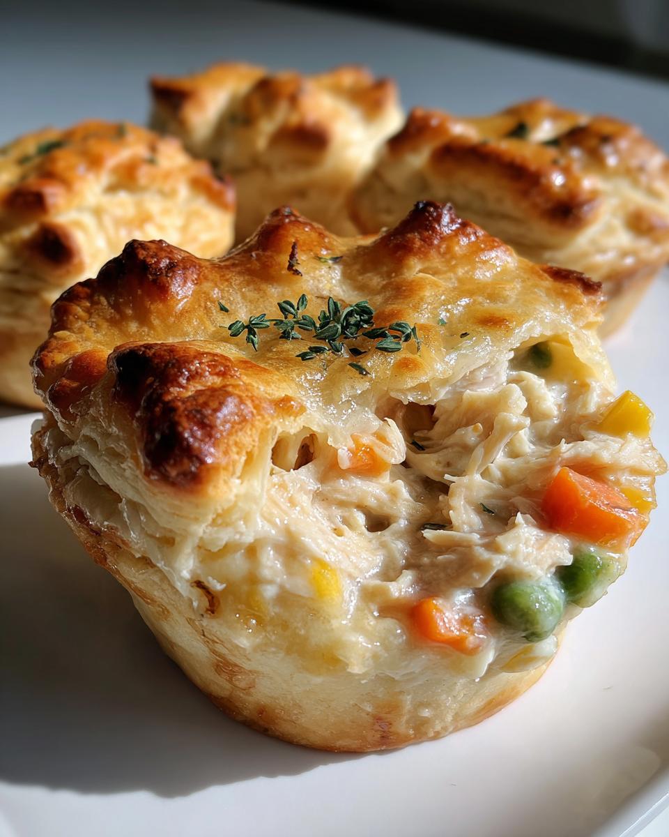 Mini Chicken Pot Pies: 30-Minute Family Favorite Perfection 6 Mini Chicken Pot Pies - detail 2