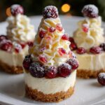 Mini Christmas Cheesecakes