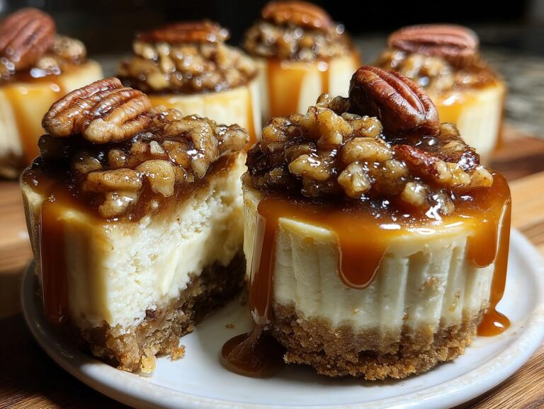Mini Pecan Pie Cheesecakes