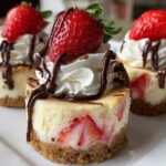 Mini Strawberry Cheesecakes