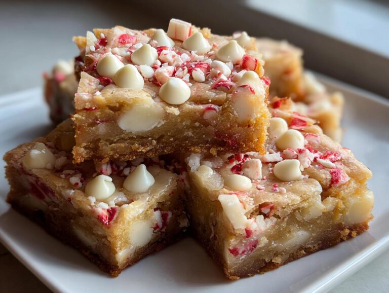 Peppermint Cookie Bars