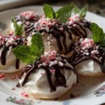 Peppermint Meringue Cookies