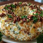 Pineapple Cheese Ball Wreath