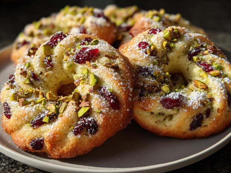 Pistachio Cranberry Cookies