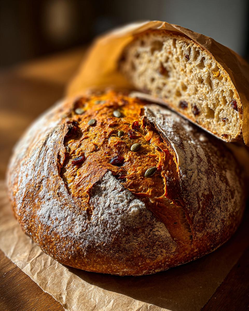 1 Perfect Pumpkin Sourdough Bread Recipe You'll Adore 5 Pumpkin Sourdough Bread - detail 1