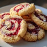 Raspberry Swirl Cookies