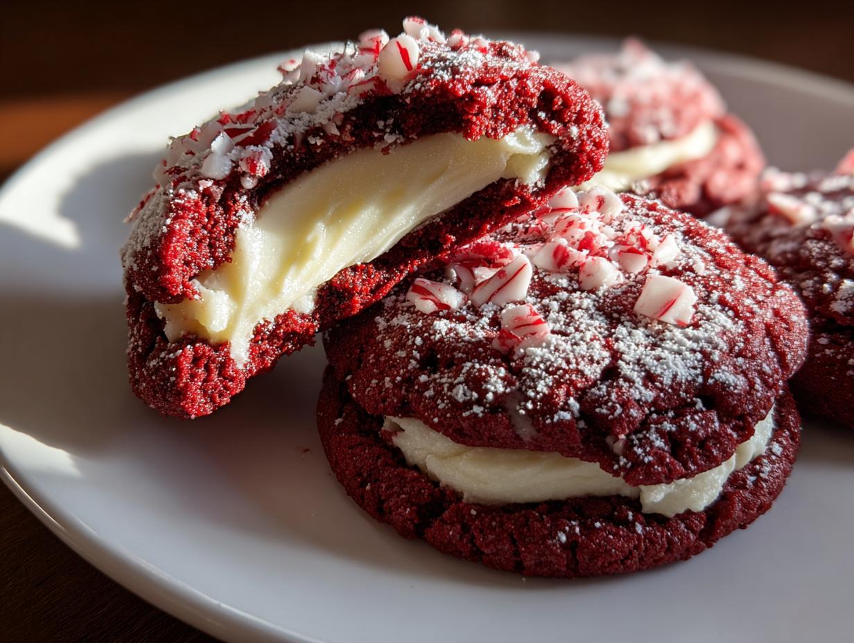 Irresistible Red Velvet Cream Cheese Cookies in 30 Minutes
