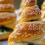 SPINACH & CHEESE PUFF PASTRY CHRISTMAS TREES