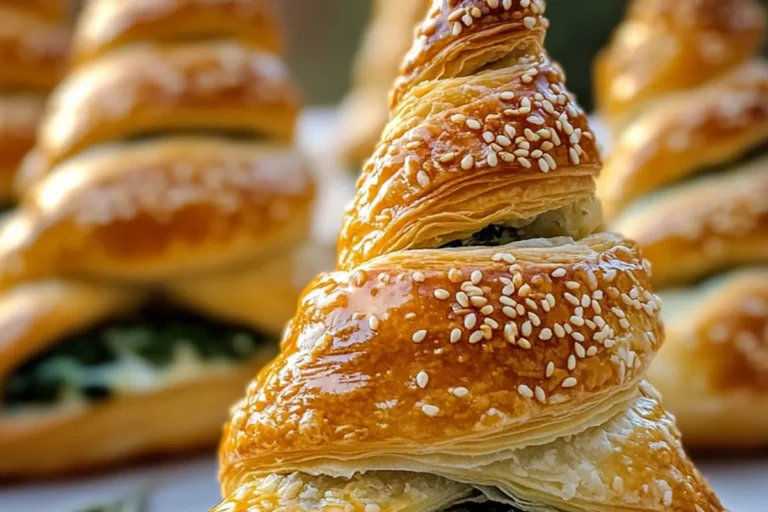SPINACH & CHEESE PUFF PASTRY CHRISTMAS TREES