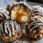 Salted Caramel Cheesecake Balls