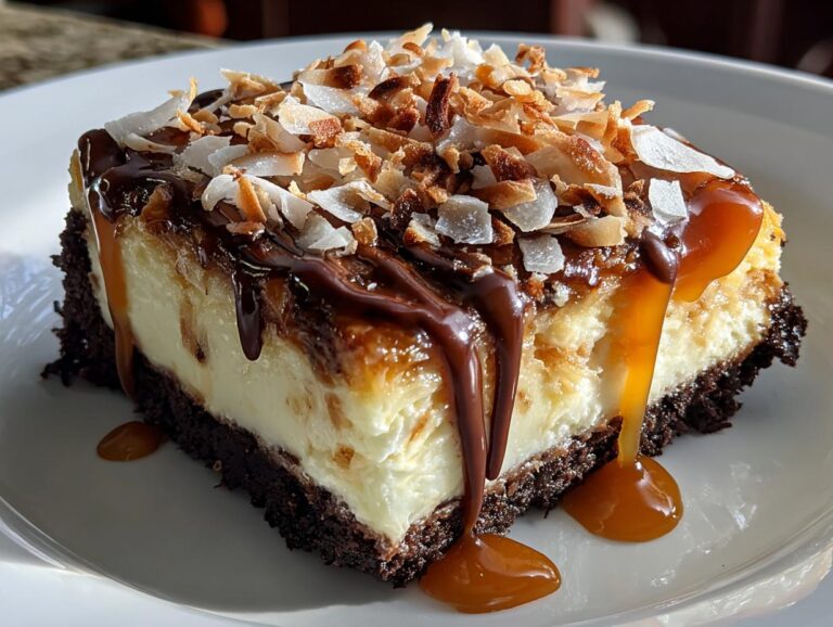 Samoa Cheesecake