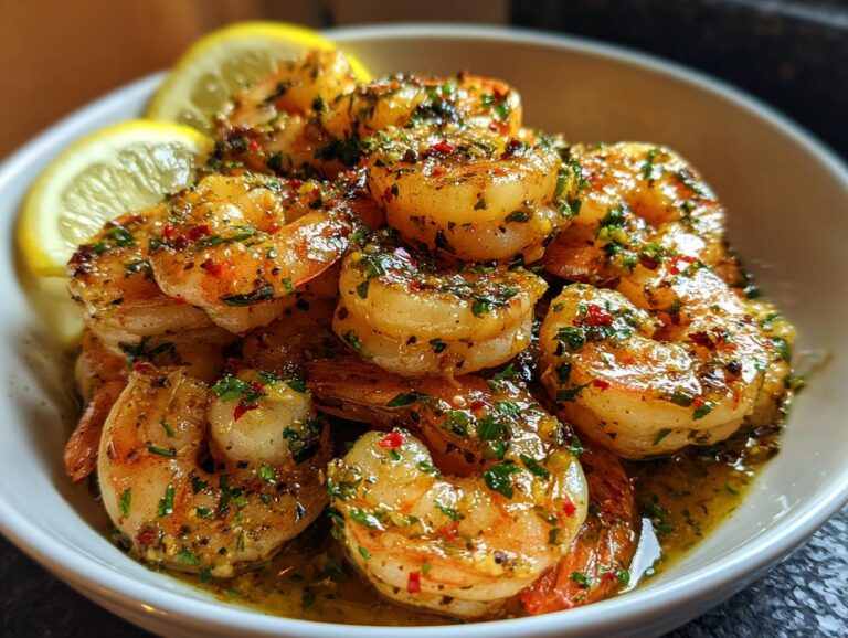 Spicy Garlic Butter Shrimp