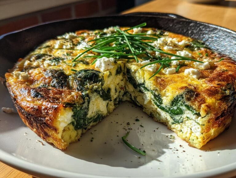 Spinach Cheese Frittata