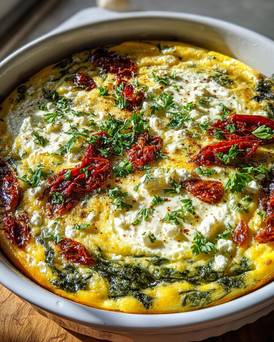 Ultimate 6-Ingredient Spinach Feta Egg Bake for Busy Mornings 5 Spinach Feta Egg Bake - detail 1