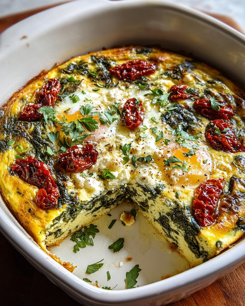 Ultimate 6-Ingredient Spinach Feta Egg Bake for Busy Mornings 6 Spinach Feta Egg Bake - detail 2