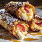 Strawberry Cheesecake Egg Rolls