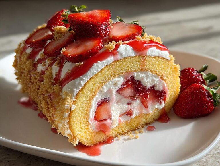 Strawberry Cheesecake Roll