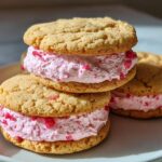 Strawberry Cookie Sandwiches