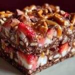 Strawberry Pretzel Bars
