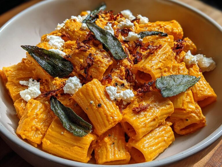 Sweet Potato Sage Pasta