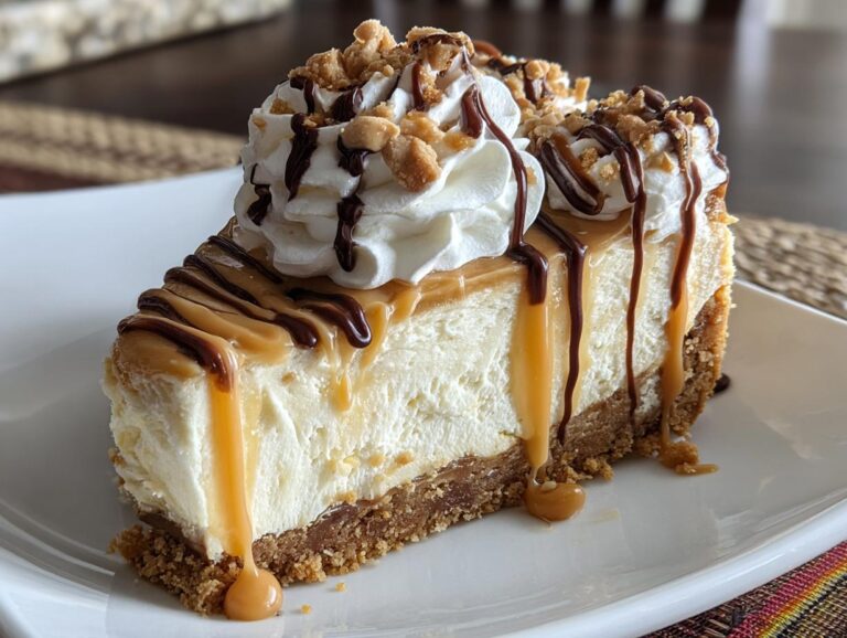 White Chocolate Peanut Butter Cheesecake