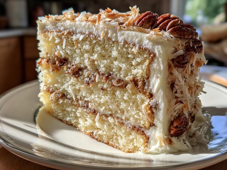 White German Chocolate Cake