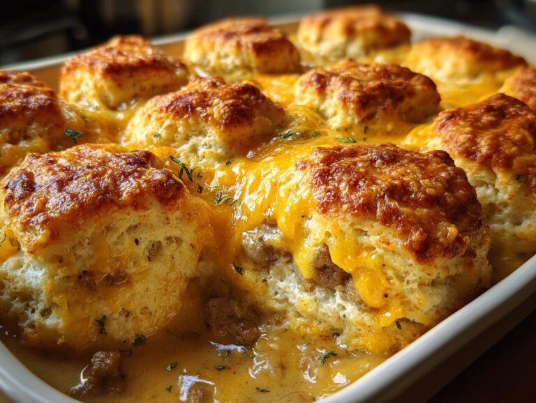 hashbrown biscuit breakfast bake