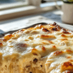 BAKED CHICKEN ALFREDO ZITI