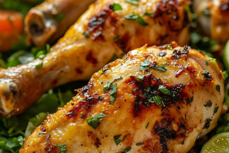 Baked Lime Herb Chicken Drumsticks